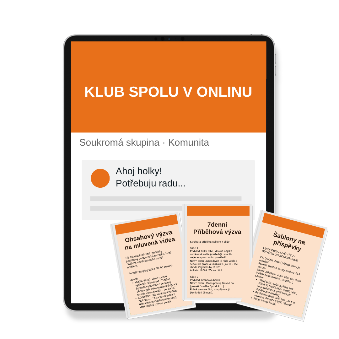 Komunita v Klubu Spolu v onlinu